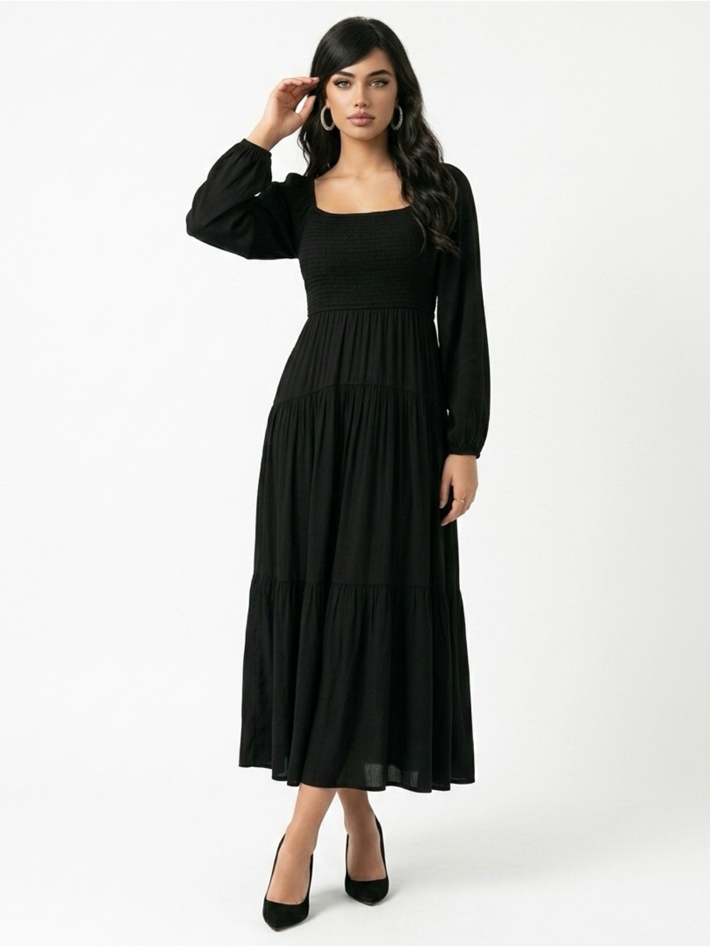 NWT Z Supply Wildes Black Maxi Dress